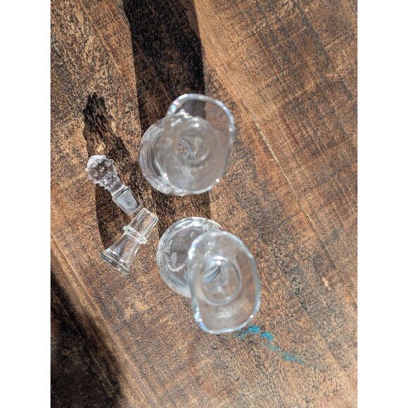 Antique Victorian Silverplate 7-piece Rotating Condiments Cruet Set w/Stoppers - Picture 6 of 16